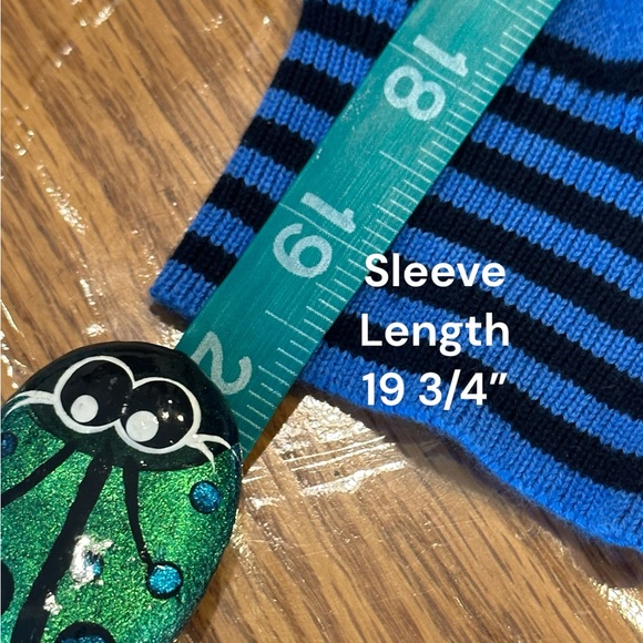 JOSEPH A Cardigan Floral Striped Button front Sweater Size Medium NWT - Picture 16 of 16